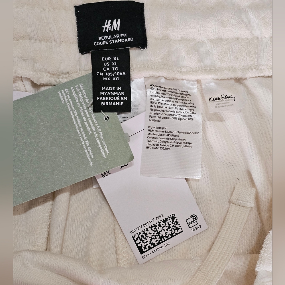 H&M Women's Cream Athletic Shorts - Picture 7 of 7